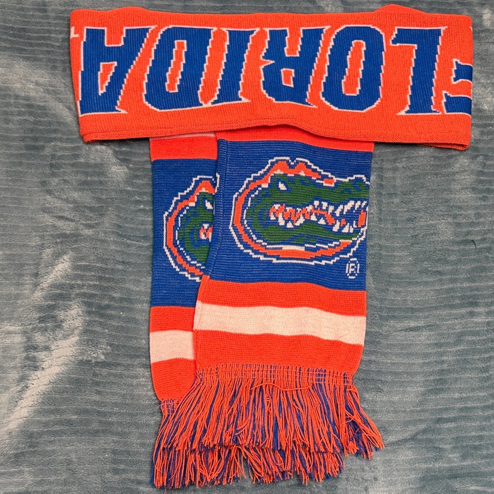 Florida Gators Scarf in Orange and Blue